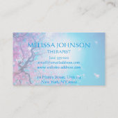 Speciaal medisch specialist in de psycholoog visitekaartje (Achterkant)