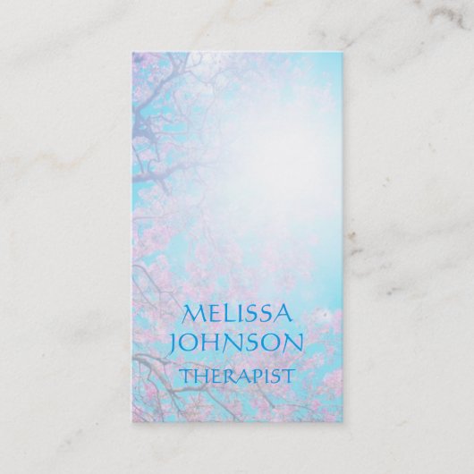 Speciaal medisch specialist in de psycholoog visitekaartje (Voorkant)