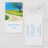 Speciaal medisch specialist in de psycholoog visitekaartje (Voorkant / Achterkant)