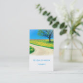 Speciaal medisch specialist in de psycholoog visitekaartje (Staand voorkant)