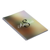 Speciaal meisje Glitter Sparkles Blur Notitieboek (Rechterzijde)