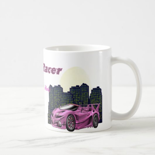 Speciaal meisje met racer - Mok (Rechts)