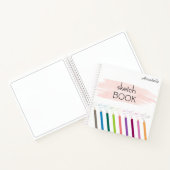 Speciaal meisjeskleurig schetsboek notitieboek (Binnen)