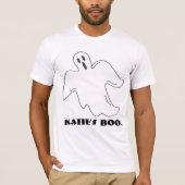 Speciaal mijn Boo Vriendin naam Ghost Funny T-shirt (Voorkant)