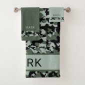 Speciaal militair groen Camouflage Bad Handdoek (Insitu)