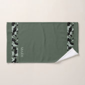 Speciaal militair groen Camouflage Bad Handdoek (Handdoek)