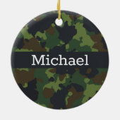 Speciaal militair leger van Camouflage Camo Keramisch Ornament (Achterkant)