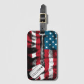 Speciaal militair soldaat Dog Label Verenigde Stat Bagagelabel (Voorkant (verticaal))
