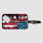 Speciaal militair soldaat Dog Label Verenigde Stat Bagagelabel (Voorkant (horizontaal))