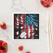 Speciaal militair soldaat Dog Label Verenigde Stat Servet (Insitu)