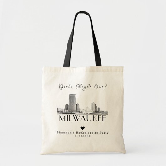 Speciaal Milwaukee Bachelorette Party Canvas tas (Voorkant)
