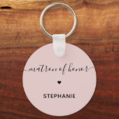 Speciaal minimalistisch matron van Honor Custom Sleutelhanger (Voorkant)