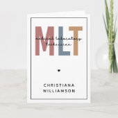 Speciaal MLT-technicus voor medisch laboratorium Kaart (Voorkant)