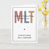 Speciaal MLT-technicus voor medisch laboratorium Kaart (Gele Bloem)