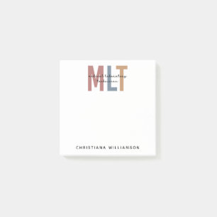 Speciaal MLT-technicus voor medisch laboratorium Post-it® Notes