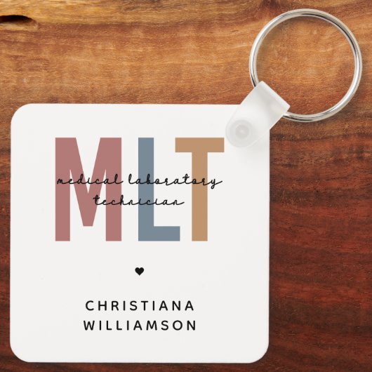 Speciaal MLT-technicus voor medisch laboratorium Sleutelhanger (Achterkant)