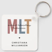 Speciaal MLT-technicus voor medisch laboratorium Sleutelhanger (Achterkant)