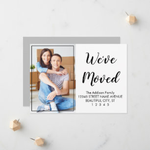 Speciaal modern Cute Black Script-fotografie Aankondiging