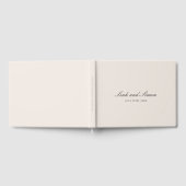 Speciaal modern elegant bruiloft Guest Book Gastenboek (Volledig)