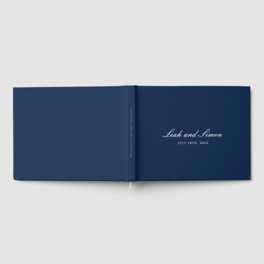 Speciaal modern elegant bruiloft Guest Book Gastenboek (Volledig)