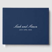 Speciaal modern elegant bruiloft Guest Book Gastenboek (Voorkant)