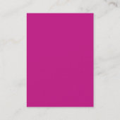 Speciaal modern Monogram Violet Red Stripe Clean Visitekaartje (Achterkant)