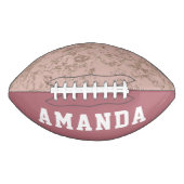 Speciaal modern Roos Gold Girl American Football (Voorkant)