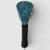 Speciaal modern Turquoise Tropisch ontwerp Golfheadcover (Voorkant)