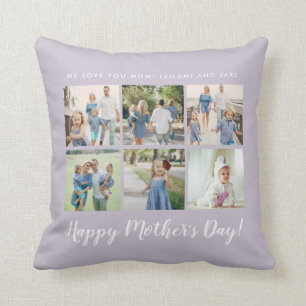 Speciaal Moederdag Foto Lavender Paars Kussen