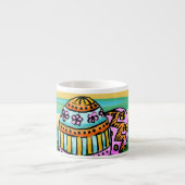 Speciaal Mok 3 Grootte, gebilde paaseieren (Voorkant)