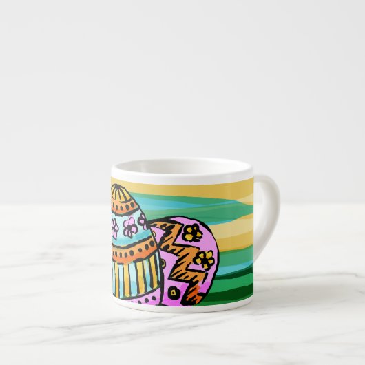 Speciaal Mok 3 Grootte, gebilde paaseieren (Voorkant rechts)