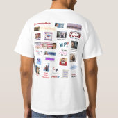 Speciaal Mona-Shirt - Supporters on back T-shirt (Achterkant)