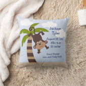 Speciaal 'Monkeying Around on Palm' Pillow Kussen (Deken)