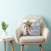 Speciaal 'Monkeying Around on Palm' Pillow Kussen (Stoel)