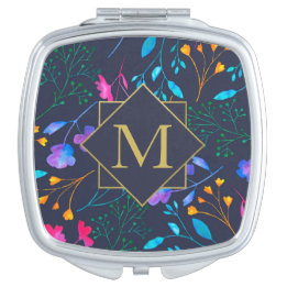 Speciaal Monogram FloralPattern Compact Mirror Handtas Spiegeltje