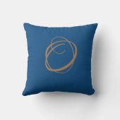Speciaal monogram Klassiek blauw 2020 Kussen (Achterkant)
