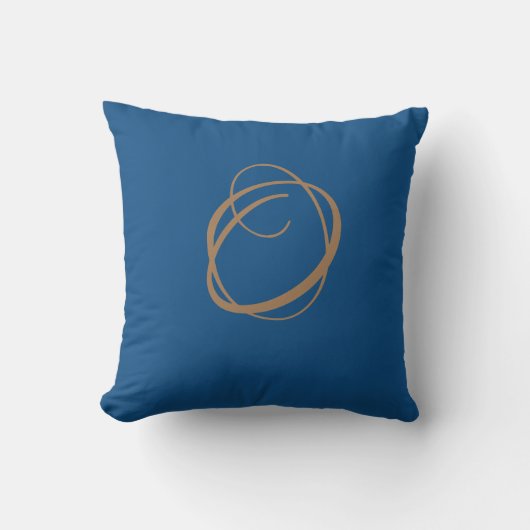 Speciaal monogram Klassiek blauw 2020 Kussen (Voorkant)