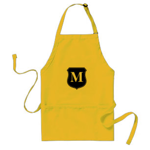 Speciaal monogram standaard BBQ-pron voor mannen Schort