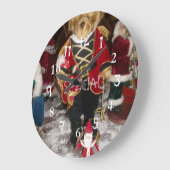 Speciaal mooi kerstkerstkerstkerstkerstfeest grote klok (Hoek)