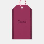 Speciaal Mulberry-patroon Cadeaulabel (Achterkant)