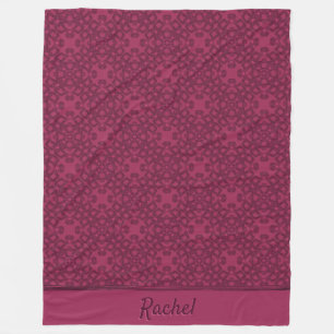 Speciaal Mulberry-patroon Fleece Deken