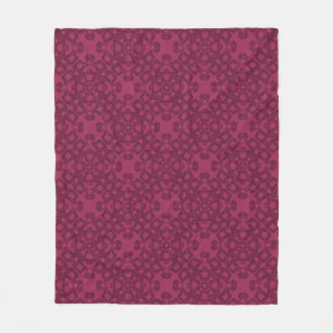 Speciaal Mulberry-patroon Fleece Deken