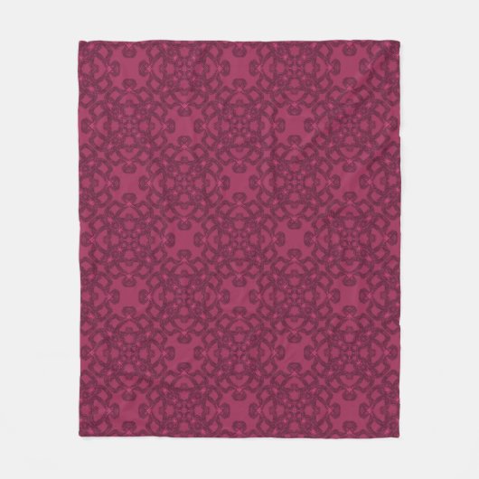 Speciaal Mulberry-patroon Fleece Deken (Voorkant)