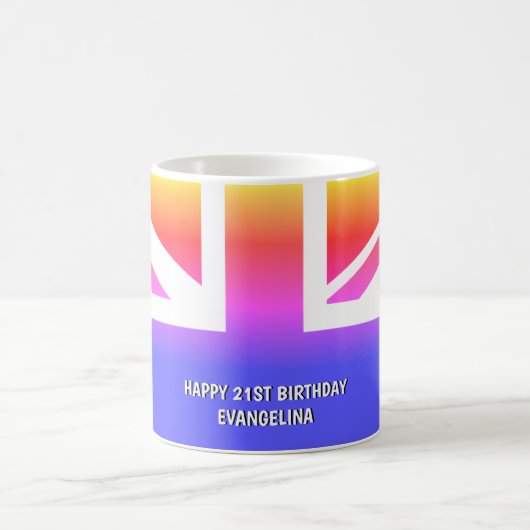 Speciaal Multicolored British UNION JACK Koffiemok (Center)