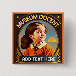 Speciaal Museum Docent Button