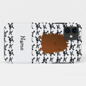 Speciaal naambigfoot skulls patroon Case-Mate iPhone case (Achterkant (horizontaal))