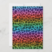 Speciaal naampatroon van regenboogluipaard kaart (Achterkant)