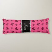 Speciaal naamroze vlinderpatroon lichaamskussen (Achterkant)