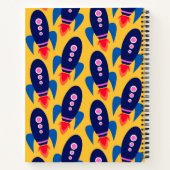 Speciaal naamverhaal van het Rocket Ship Space Pat Notitieboek (Achterkant)