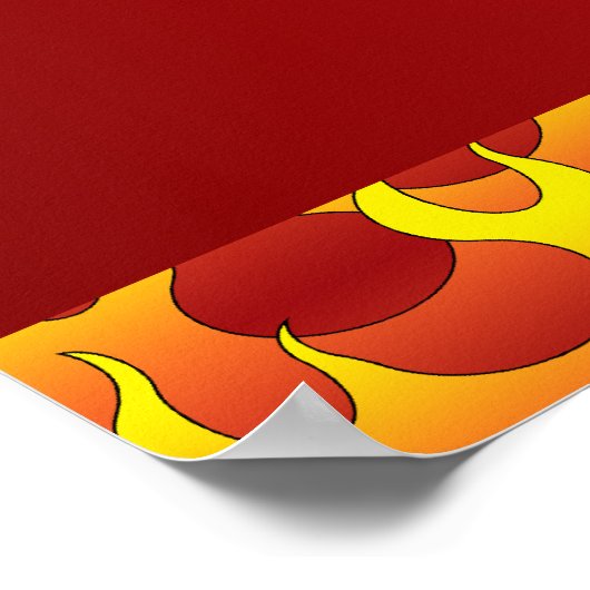 Speciaal naamvuurwapenpatroon poster (Hoek)